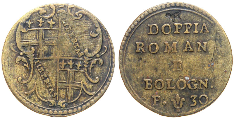 PESI MONETALI - BOLOGNA - Doppia (BR g. 5,34) Ø 24

Status: qBB

Notes: