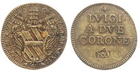 PESI MONETALI - ROMA - Clemente XII (1730-1740) - Luigi (BR g. 8,15) Ø 24

Status: bello SPL

Notes: