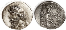 PARTHIA, Mithradates I, 171-138 BC, Drachm, Sell. 11.1, bust l/Archer std r, Choice EF, well centered & sharply struck, good metal with lt tone, quite...