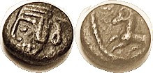 PARTHIA, Osroes II, Æ 10, Sellw.85.4, Bust l./sheep left; Choice VF, rev sl off-ctr but clear, portrait sl crowded but well-detailed; good medium brow...