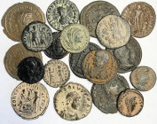 LATER ROMAN, 19 asstd, generally F or better with typical sl detractions, identifiable. 3 lots avail.