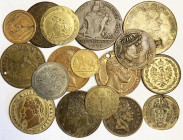 EUROPE, 16 diff Spielmarks (tokens), one dated 1778, others early to late 1800s, France & Germany.