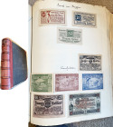 AUSTRIA Notgeld note collection, early 1920s, appx 2200, virtually all diff (maybe some varieties) generally Unc, in huge old "Album de Timbres-Post,"...