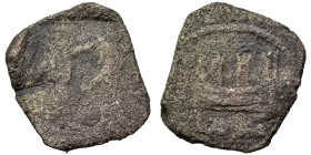 PHOENICIA. Sidon. temp. Ba`alšillem I-Ba'ana. Circa 425-401 BC. Half Shekel (silver, 6.15 g, 21 mm). Phoenician galley left before city wall with thre...