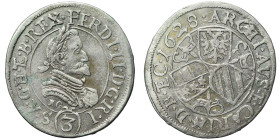 AUSTRIA. Habsburg. Ferdinand II, 1619-1637. 3 kreuzer (silver, 1.73 g, 20 mm), St. Veit. Herinek 1119.