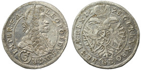 AUSTRIA. Habsburg. Leopold I, 1657 – 1705. 3 Kreuzer (silver, 1.51 g, 20 mm), Prague. Herinek 1465.