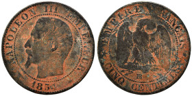FRANCE. Napoléon III, 1852-1870 (bronze, 4.65 g, 25 mm).