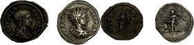 SEPTIME SÉVÈRE (193-211). Denier, Rome. 3,00g.
Argent. TB à Très Beau. Lot de 7 monnaies. Joint : JULIA DOMNA (épouse de Septime Sévère). Denier, Rom...