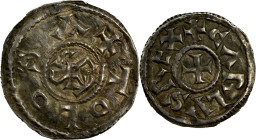 Denier, Toulouse (Haute-Garonne).
Argent. 1,68g. (2h). Superbe. Autre exemplaire.