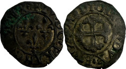 LOUIS XII (1498-1514). Trillina, monnaie frappée en Italie. Duché de Milan 1499-1512.
Billon. 0,60g. (11h). De beaux restes d'argenture. Très Beau. L...