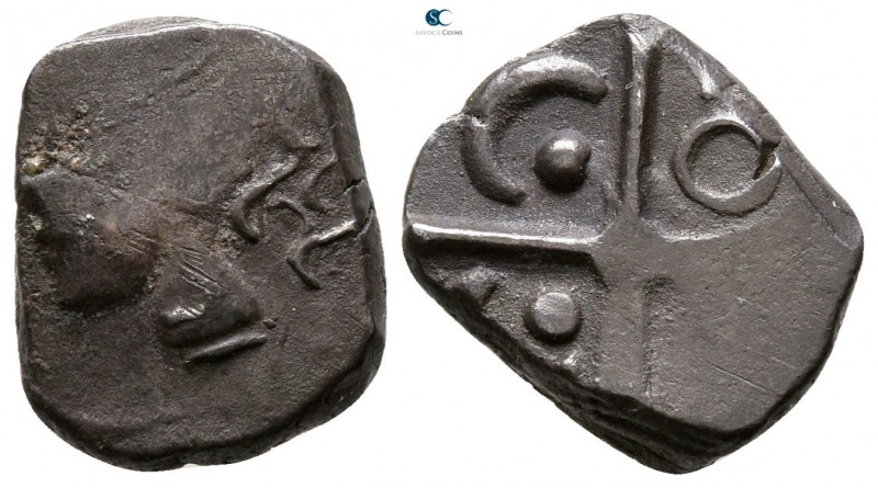 Central Europe. Longostaletes 200-100 BC. 
Drachm AR

13 mm., 3.17 g.



...