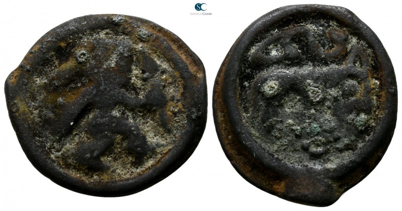 Central Europe. Lingones, Andematunum 80-50 BC. 
Potin AE

21 mm., 5.22 g.
...