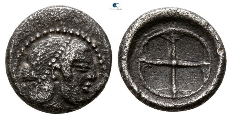 Sicily. Syracuse. Hieron I. 478-466 BC. 
Litra AR

9 mm., 0.66 g.



very...