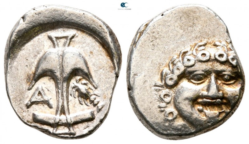 Thrace. Apollonia Pontica 450-350 BC. 
Drachm AR

15 mm., 2.84 g.



very...