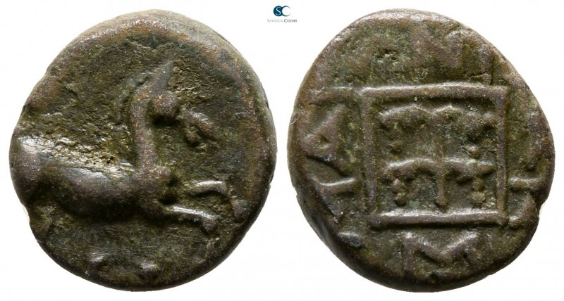 Thrace. Maroneia 398-348 BC. 
Bronze Æ

14 mm., 3.16 g.



nearly very fi...