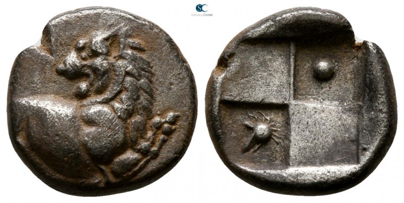 The Thracian Chersonese. Chersonesos 386-338 BC. 
Hemidrachm AR

12 mm., 2.14...