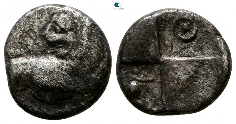 The Thracian Chersonese. Chersonesos 386-338 BC. 
Hemidrachm AR

12 mm., 2.13...