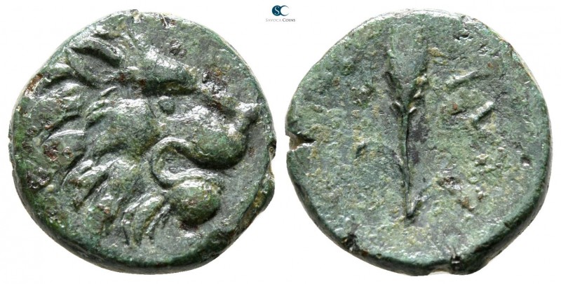 The Thracian Chersonese. Lysimacheia 309-220 BC. 
Bronze Æ

14 mm., 2.83 g.
...