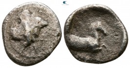 Thessaly. Uncertain mint circa 450-400 BC. Hemidrachm AR