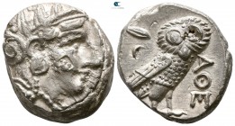 Attica. Athens circa 350 BC. Tetradrachm AR. New Style coinage.