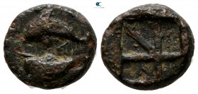 Islands off Attica. Aegina 370-350 BC. Bronze Æ
