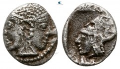 Mysia. Lampsakos 480-460 BC. Obol AR