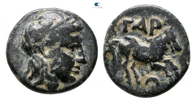 Troas. Gargara circa 350 BC. 
Bronze Æ

8 mm., 0.65 g.



very fine