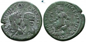 Moesia Inferior. Marcianopolis. Caracalla and Julia Domna AD 198-217. Bronze Æ