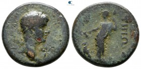 Ionia. Teos. Nero AD 54-68. Bronze Æ