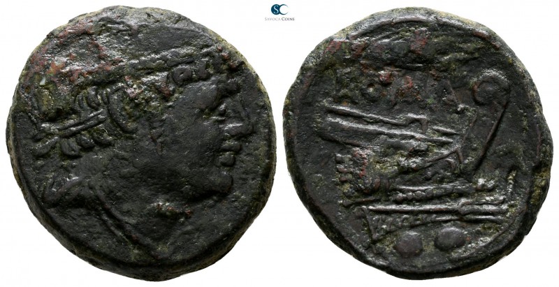 Anonymous 211 BC. Rome
Sextans Æ

22 mm., 9.51 g.



very fine