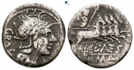L. Antestius Gragulus 136 BC. Rome. Denarius AR