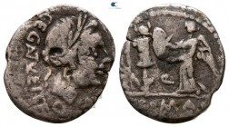 C. Egnatuleius C.F. 97 BC. Rome. Quinarius AR