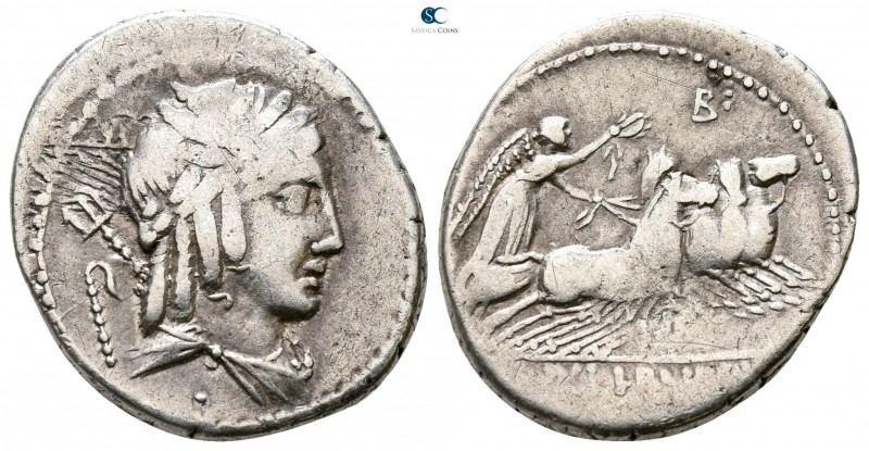 L. Iulius Bursio 85 BC. Rome
Denarius AR

20 mm., 3.94 g.



nearly very ...