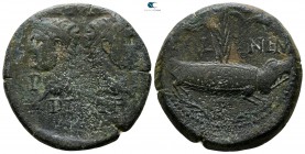 Octavian 29-27 BC. as Augustus 27 BC - 14 AD. Nemausus. As Æ