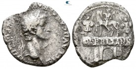 Nero Claudius Drusus 9 BC. Rome. Denarius AR
