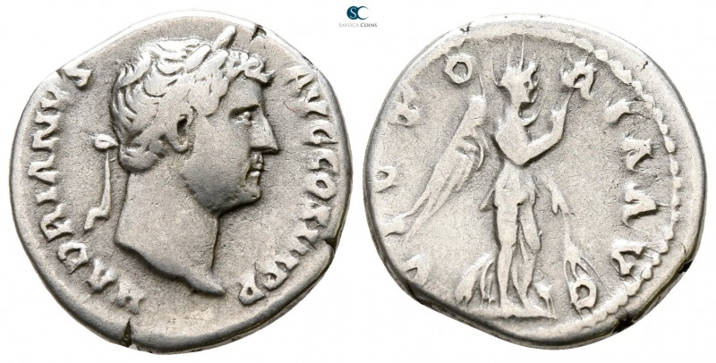 Hadrian AD 117-138. Rome
Denarius AR

17 mm., 3.25 g.



very fine