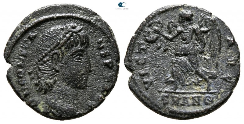 Constans AD 337-350. Antioch
Follis Æ

14 mm., 1.37 g.



nearly very fin...