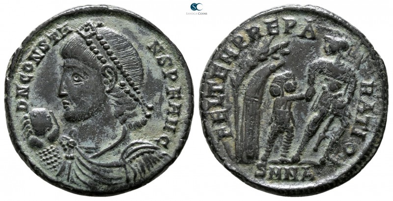 Constans AD 337-350. Nicomedia
Follis Æ

20 mm., 3.91 g.



very fine