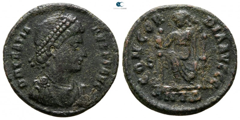 Gratian AD 375-383. Antioch
Follis Æ

18 mm., 2.82 g.



very fine