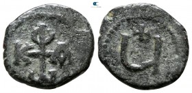 Phocas AD 602-610. Theoupolis (Antioch). Pentanummium Æ