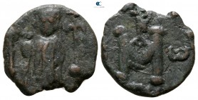 Justinian II. First reign AD 685-695. Carthage. Follis Æ