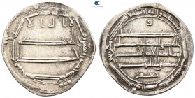 al-Rashid AD 786-809. 185 AH, in the name of the crown prince Muhammad al-Amin. Dirham AR