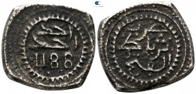 Muhammad III AD 1757-1790. AH 1189. Rabat al-Fath. 10 dirhams