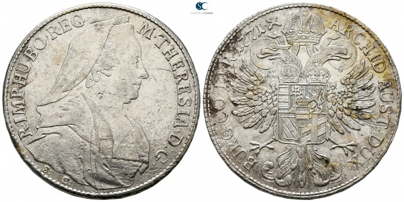 Austria. Günzburg mint. Maria Theresia AD 1740-1780.
Taler AR

41 mm., 26.74 ...