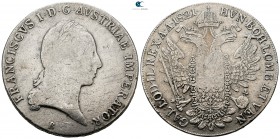 Austria. Kremnitz mint. Franz II (second reign) AD 1806-1835. Dated 1821. Taler AR