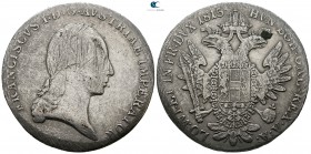 Austria. Uncertain mint. Franz II (second reign) AD 1806-1835. Dated 1815. Taler AR