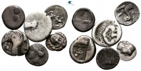 Lot of 6 Greek silver coins / SOLD AS SEEN, NO RETURN!very fine