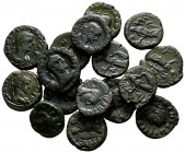 Lot of ca. 16 Roman Provincial bronze coins / SOLD AS SEEN, NO RETURN!very fine