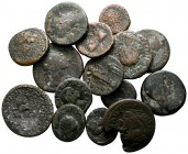 Lot of ca. 15 Roman Provincial bronze coins / SOLD AS SEEN, NO RETURN!nearly very fine