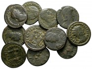 Lot of ca. 11 Roman bronze coins / SOLD AS SEEN, NO RETURN!very fine